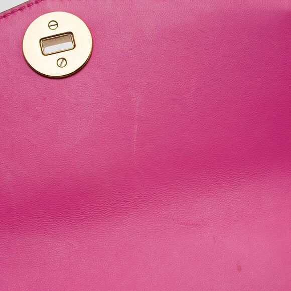 Tory Burch Chevron Leather Kira Top Handle - Picture 12 of 15